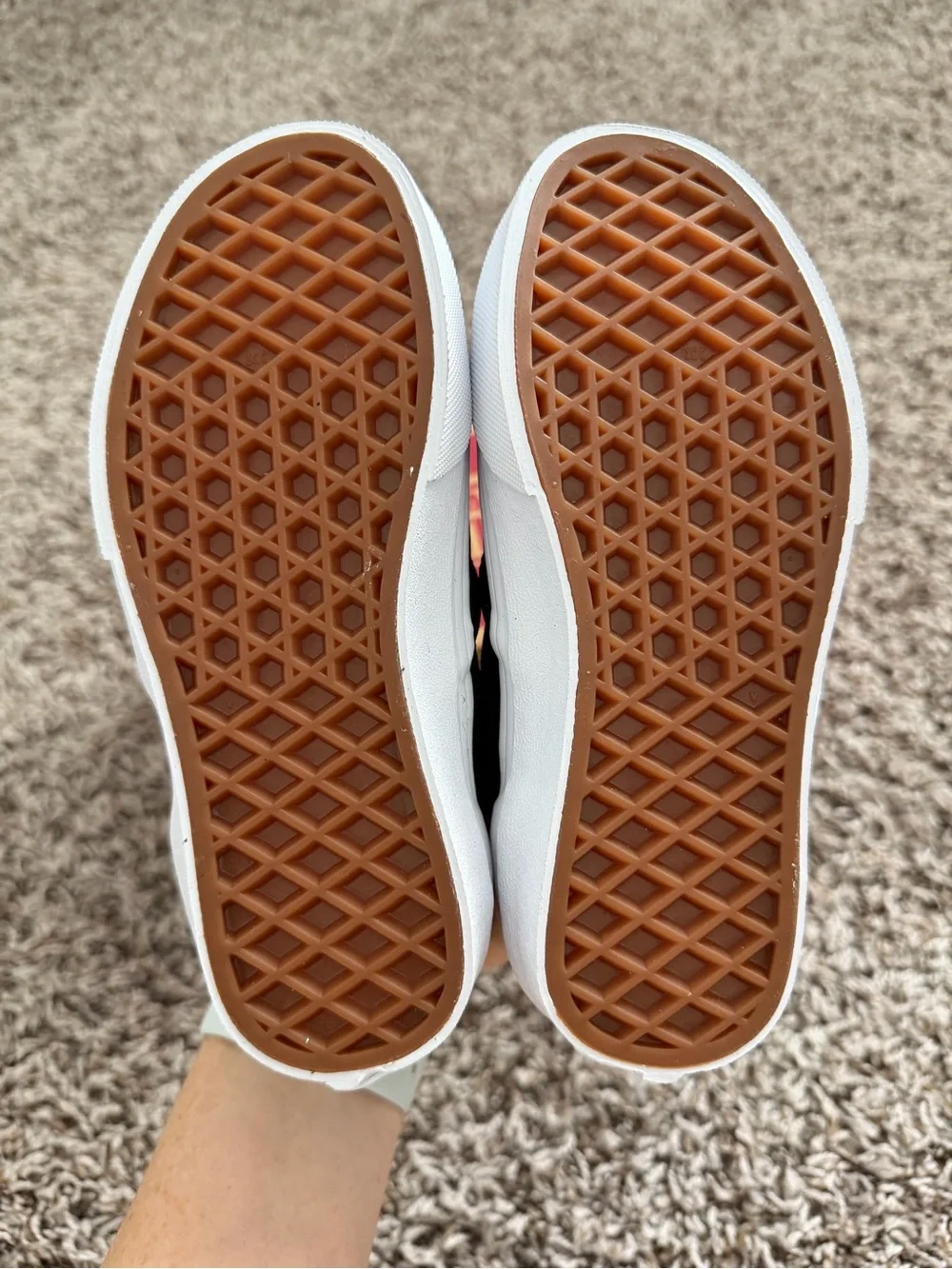 Vans kids classic leather slip on